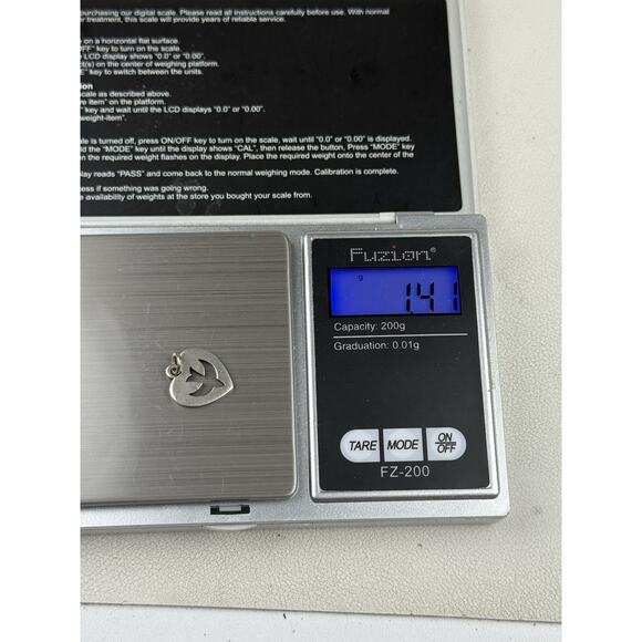 James Avery Sterling Silver Cut Out Heart Dover Charm - Picture 3 of 5